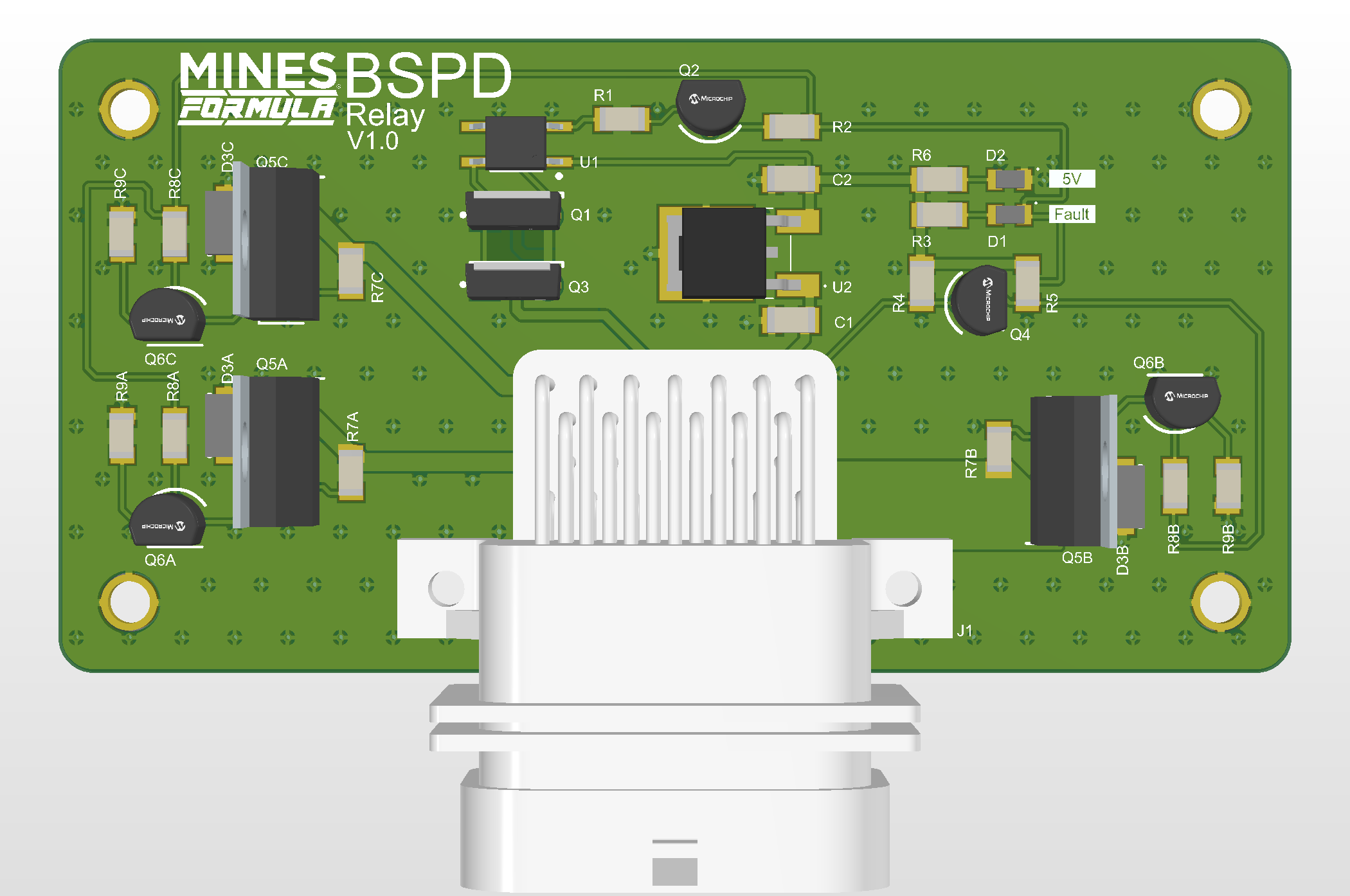 BSPD Relay Top View Render